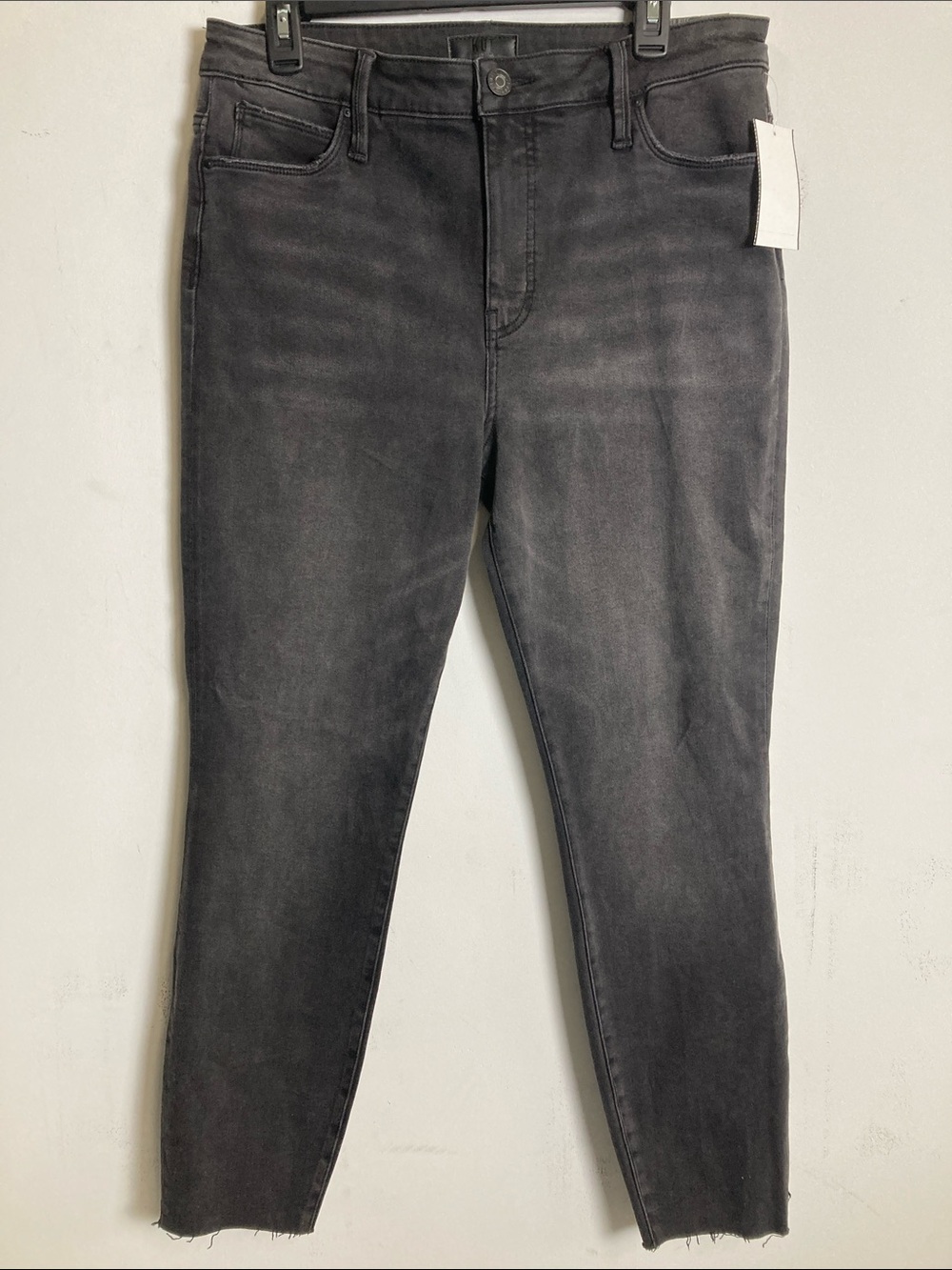 Kut from the Kloth Washed Black High-Rise Skinny Jeans